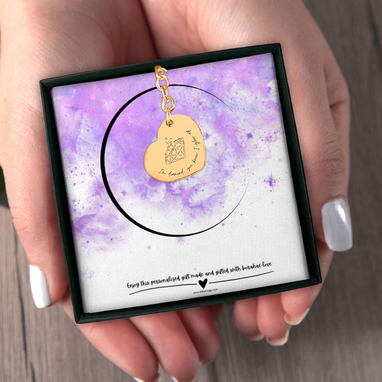 Jewelry keychain with BTS inspired design such as a birthflower of Jungkook tigerlily