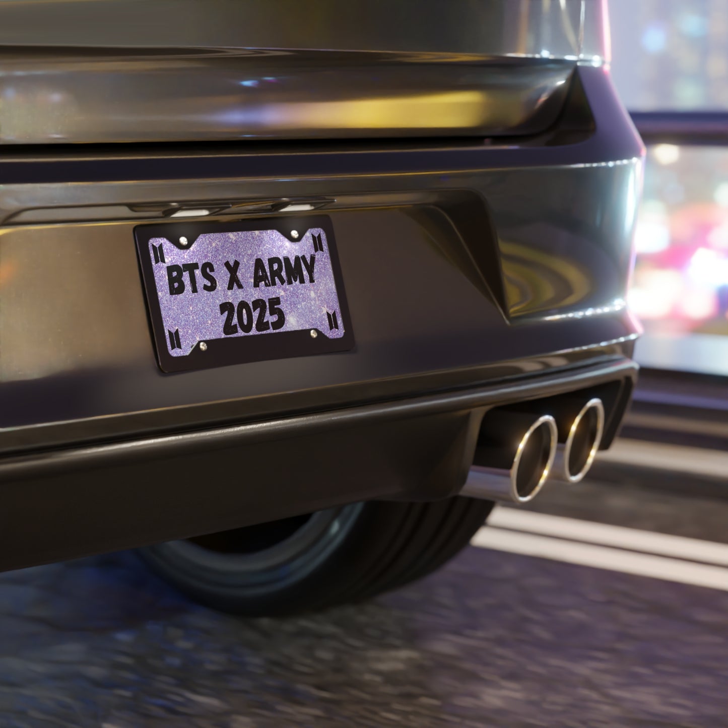 BTS x ARMY 2025 License Plate β Bangtan Is Back Edition