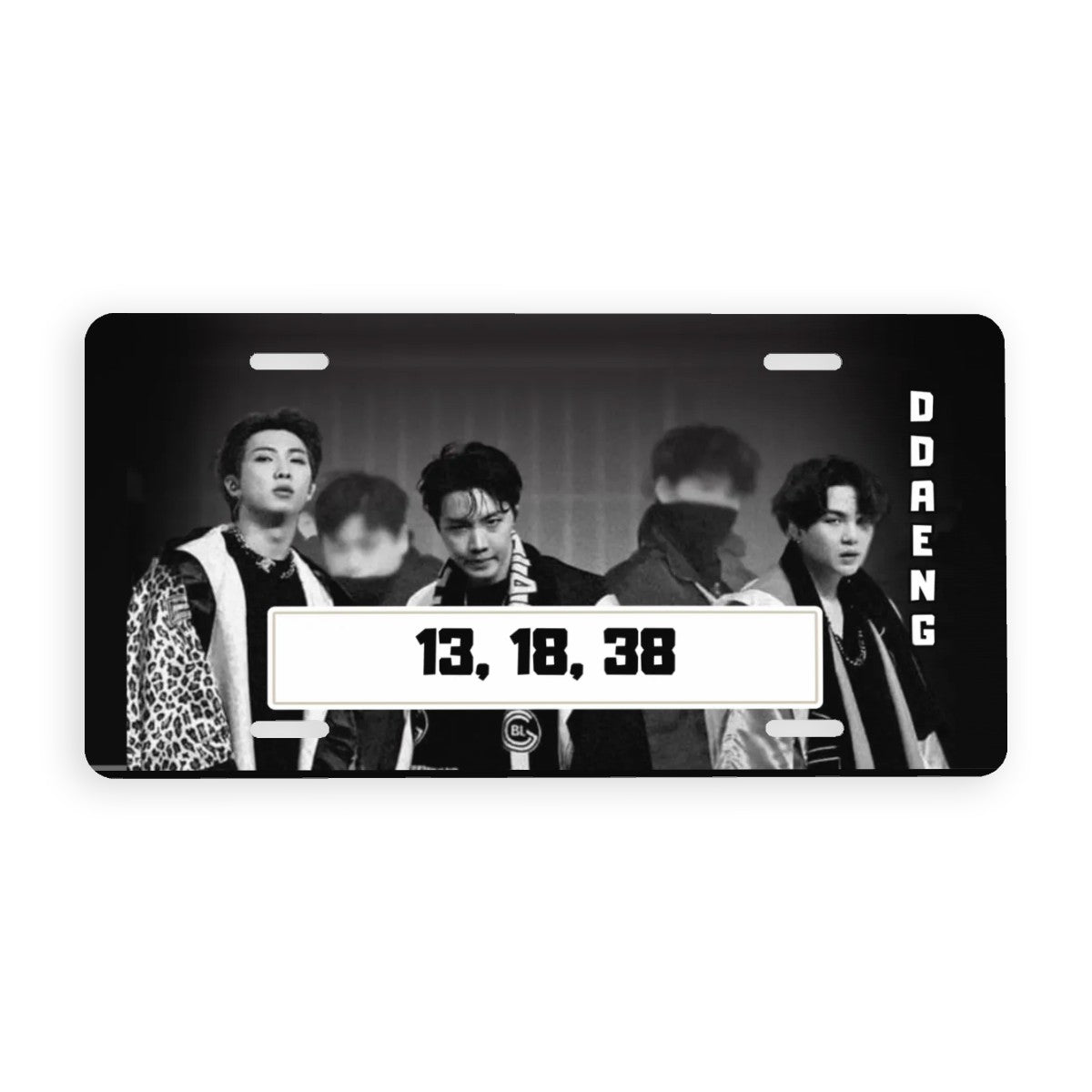 Rapline “Ddaeng” License Plate – RM, SUGA & J-Hope Edition