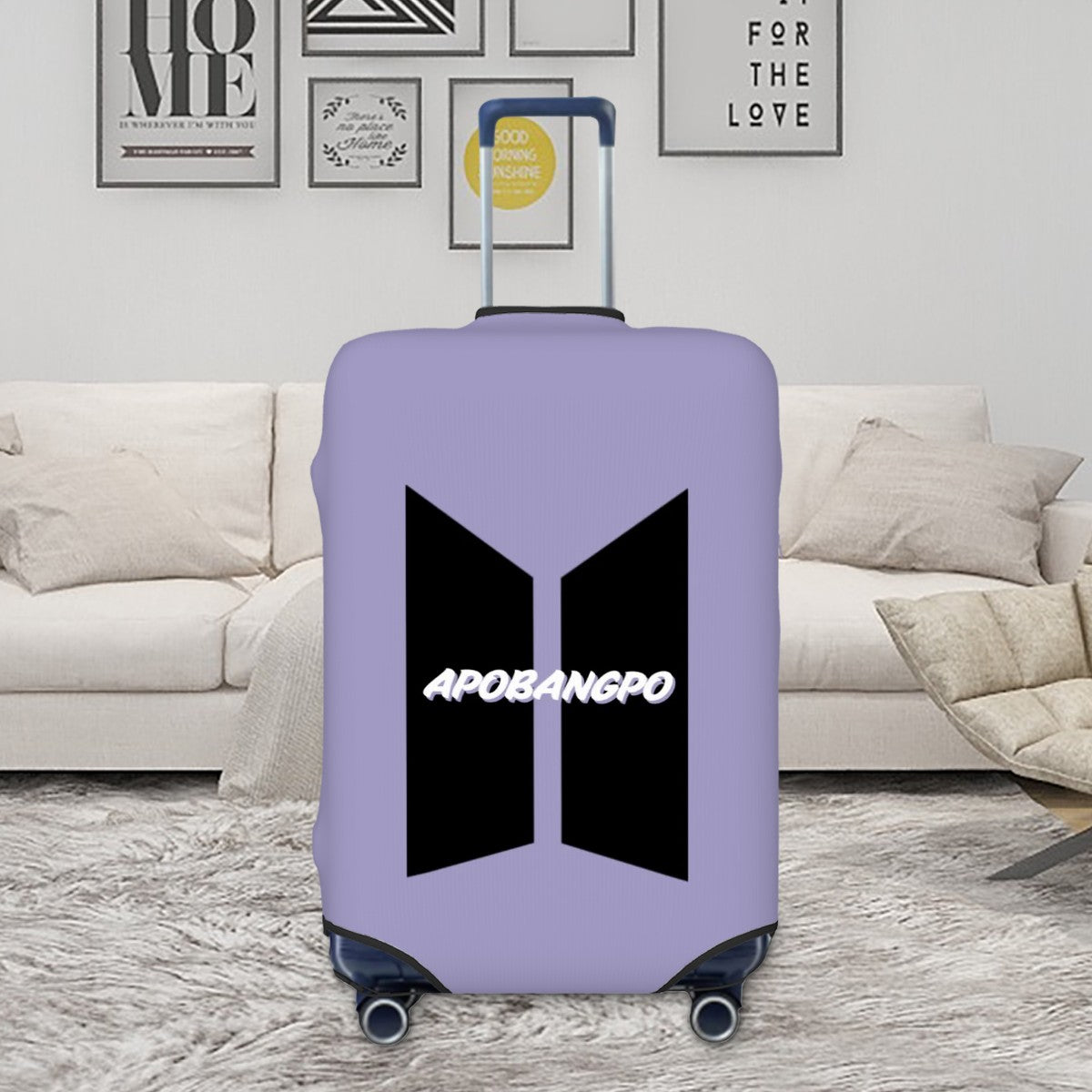 Borahae Bangtan BTS Suitcase Cover -Different designs