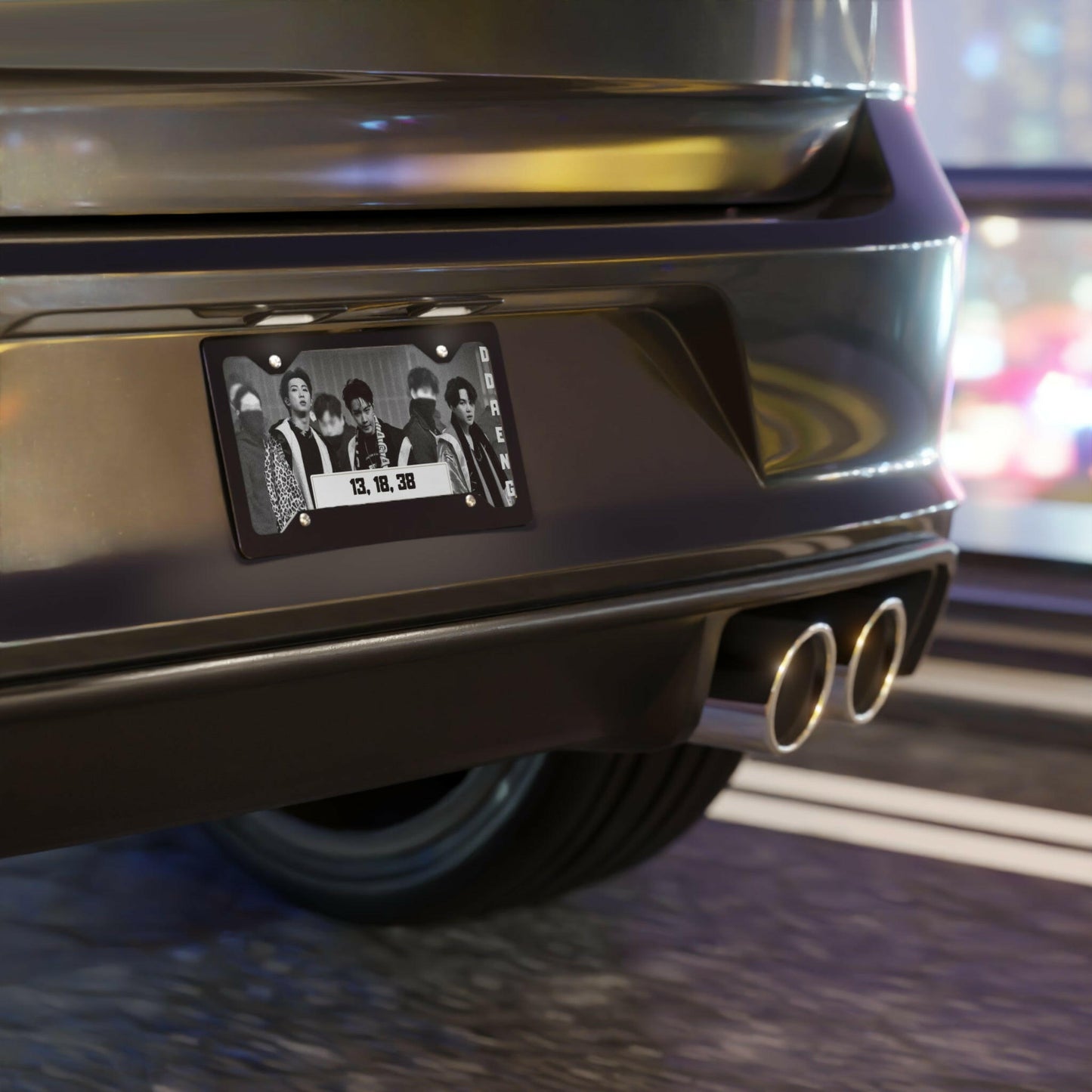 Rapline “Ddaeng” License Plate – RM, SUGA & J-Hope Edition