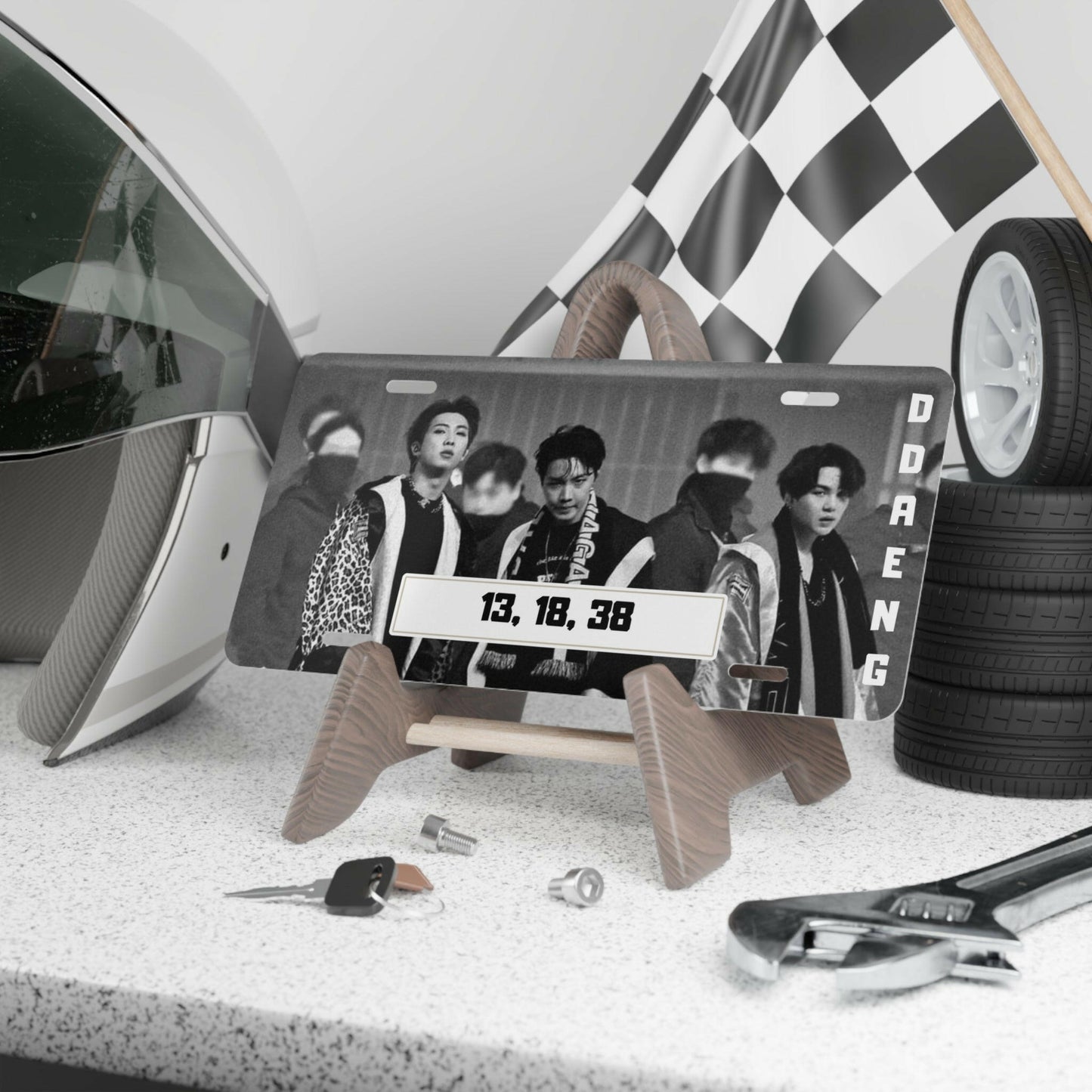 Rapline “Ddaeng” License Plate – RM, SUGA & J-Hope Edition