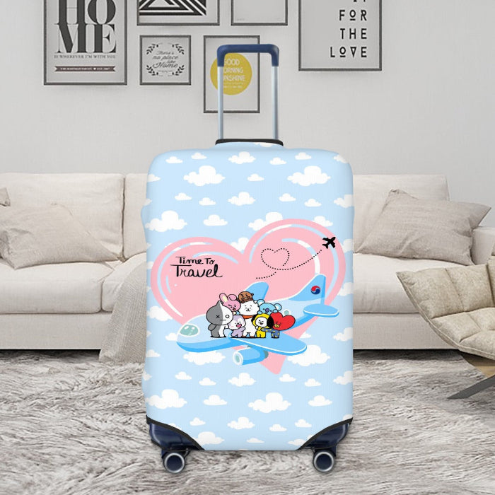 Borahae Bangtan BTS Suitcase Cover -Different designs