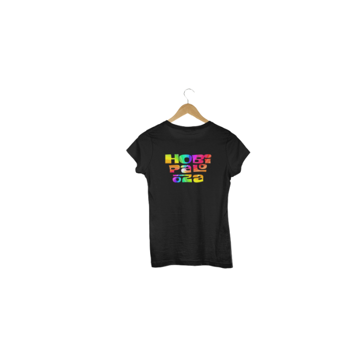 Lollapalooza Hobipalooza t-shirts Rainbow coloured J-Hope of BTS inspired