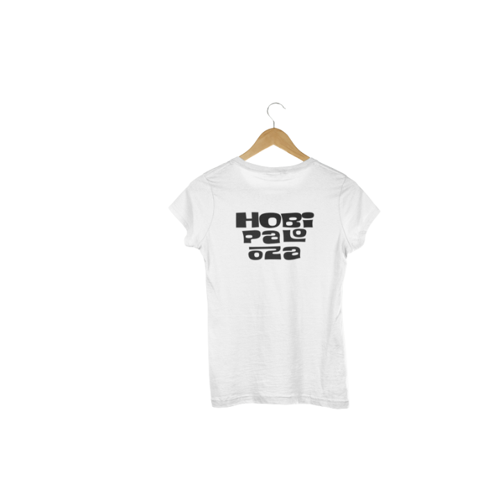 White with black Lollapalooza Hobipalooza t-shirts J-Hope of BTS inspired