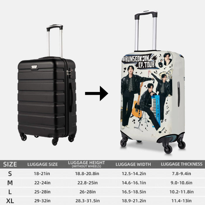 RunSeokjin Suitcase Luggage Cover