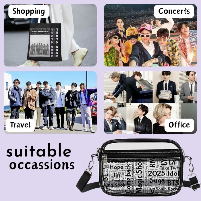 BTS, Festa 2025, Runseokjin Tour Clear bags - set two pieces