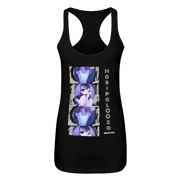 Black tank top with J-Hope design for Lollapalooza 2025
