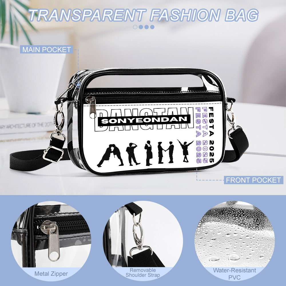 Small Clear bag- satchel – ARMY everyday style & concert approved