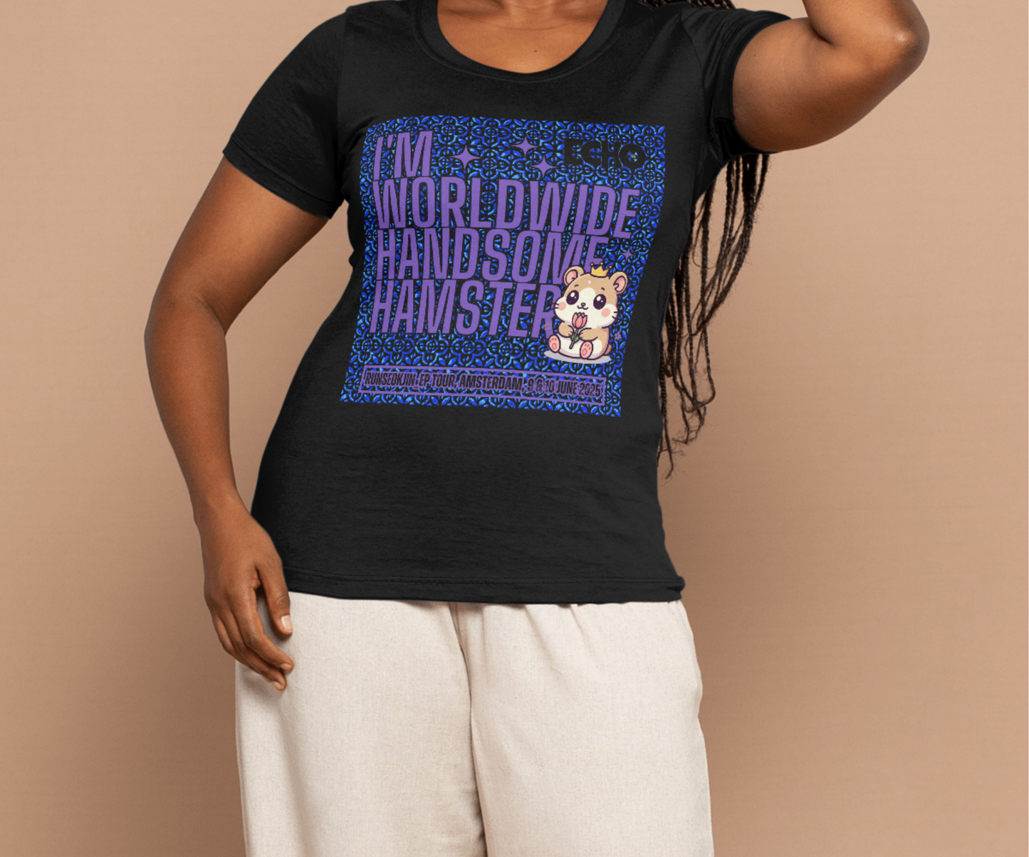 World Wide Handsome Hamster T-Shirt - Runseokjin Tour