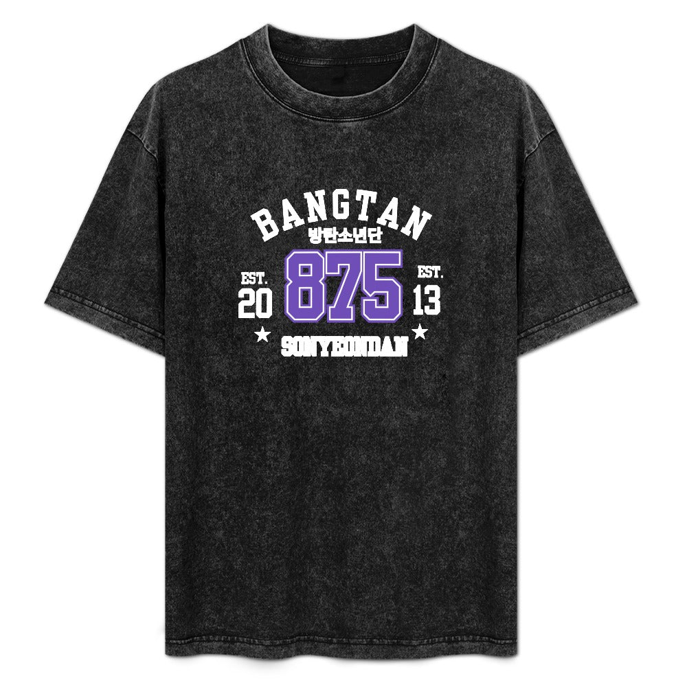 Vintage Wash Off-Shoulder T-Shirt (Unisex)