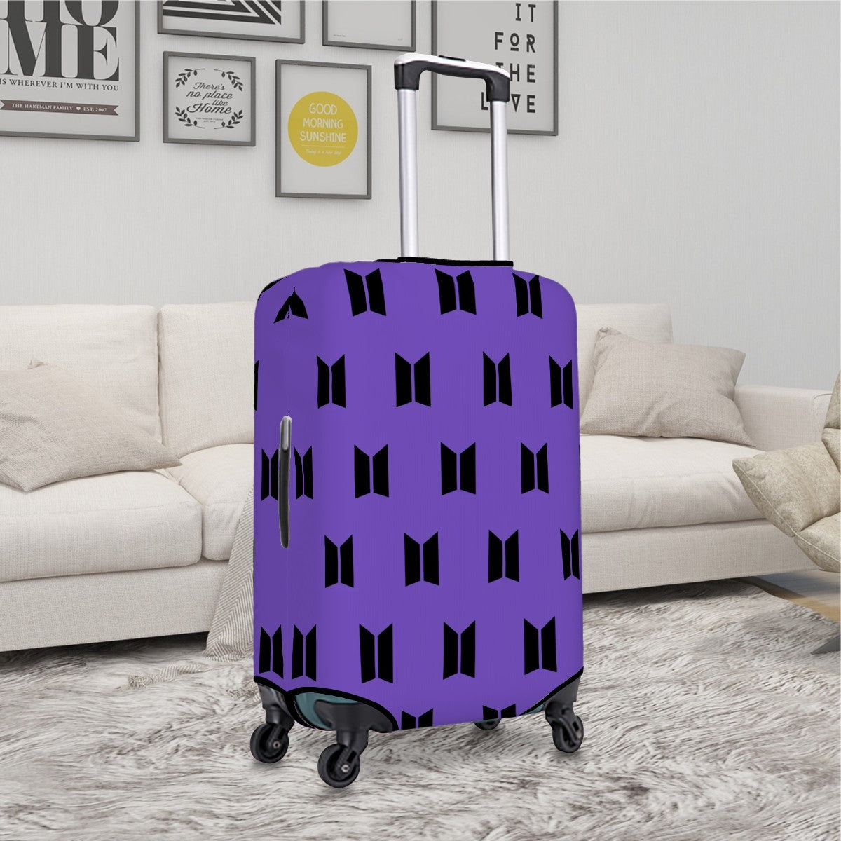 Borahae Bangtan BTS Suitcase Cover -Different designs