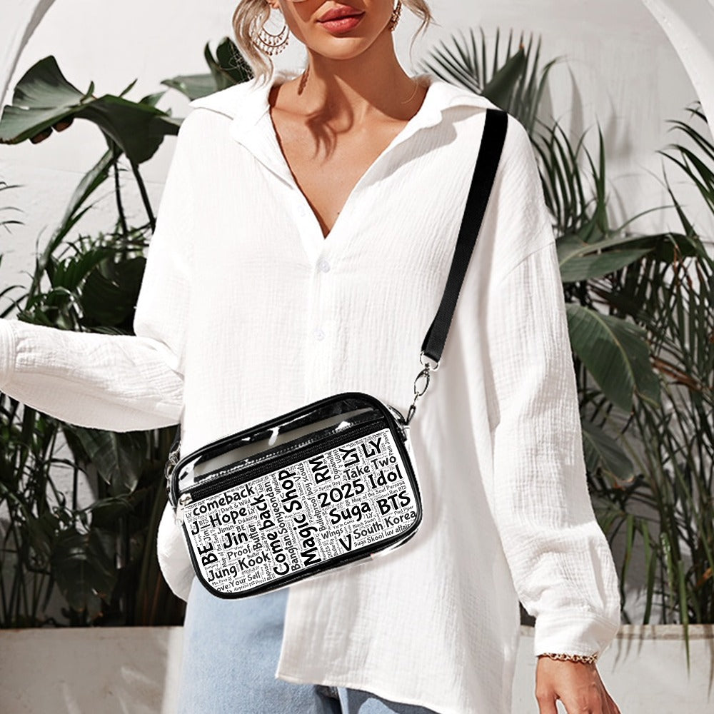 Small Clear bag- satchel – ARMY everyday style & concert approved