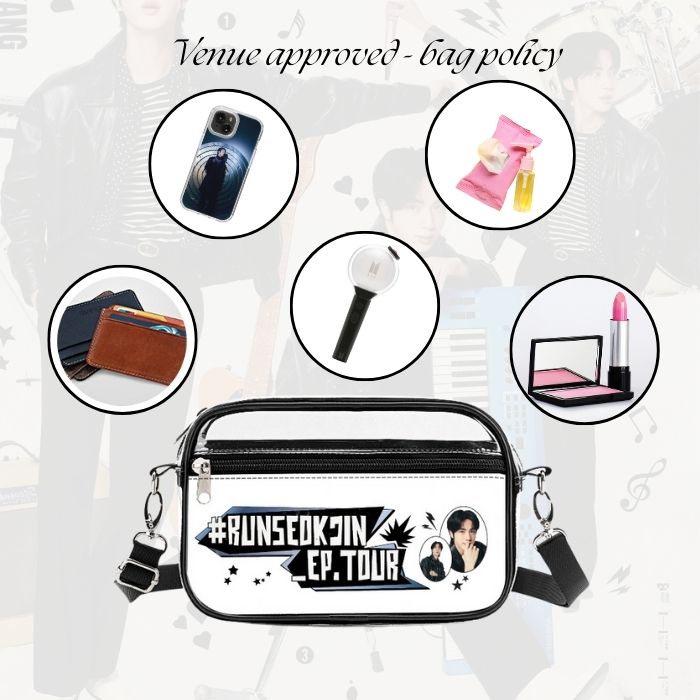 Run Seokjin Clear Concert Satchel – BTS Jin Tour Bag