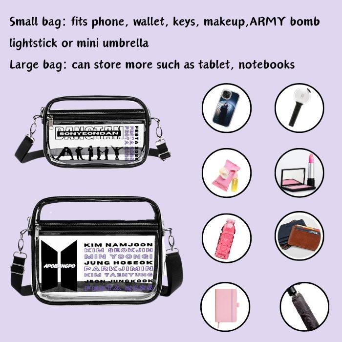 BTS, Festa 2025, Runseokjin Tour Clear bags - set two pieces