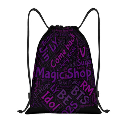 BTS OT7 Drawstring Bag – Carry Bangtan Everywhere