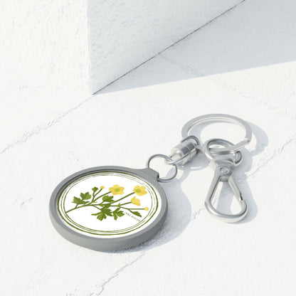 J-Hope Birthflower Keyring Tag – Buttercup BTS Keychain