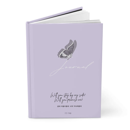 Butterfly- BTS Inspired Hardcover Notebook