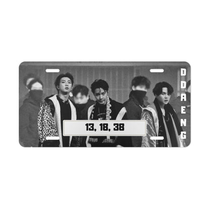 BTS Rapline Vanity License plate for car | Room decoration