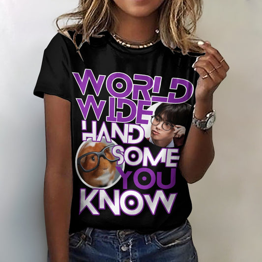 WorldWide Handsome JinHam - Women's 100% Cotton T-Shirt