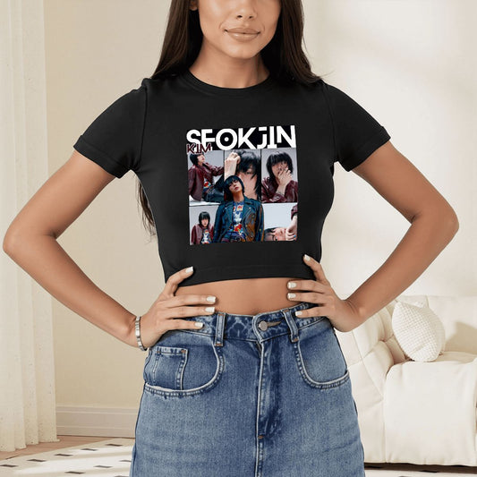 Run Seokjin Crop Top – BTS Women’s Tour Shirt