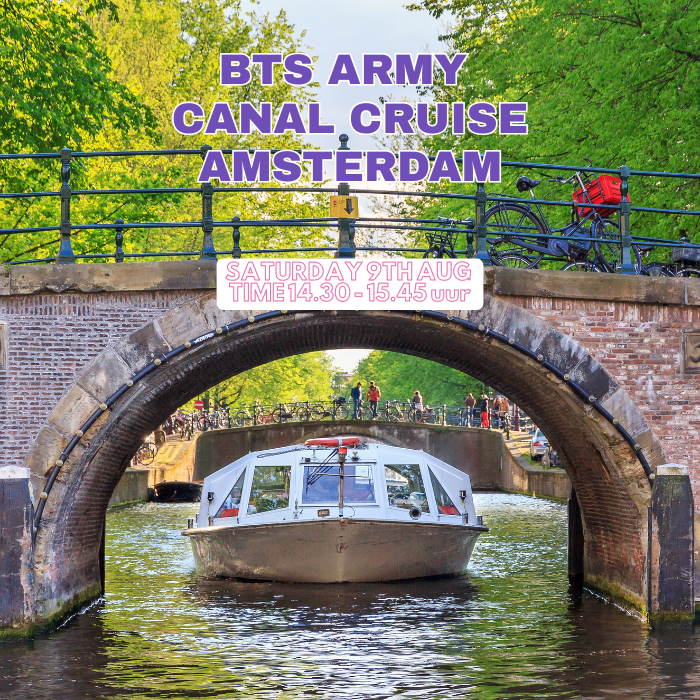 BTS ARMY Canal Cruise - Amsterdam