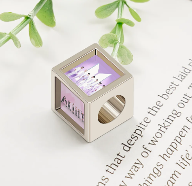 Bangtan Pandora Bracelet Cube Charm