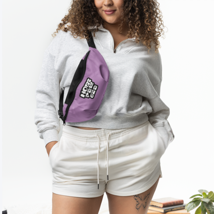Lollapalooza Hobipalooza borahae purple fannybag waistbag J-Hope of BTS inspired