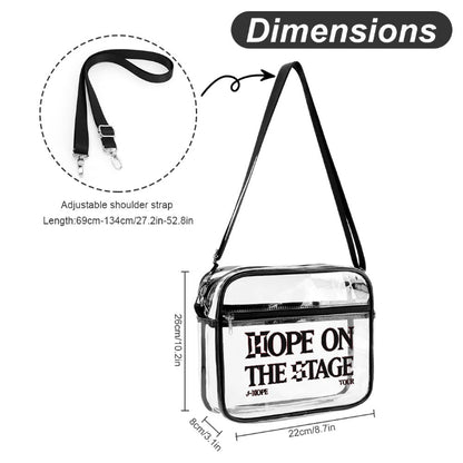 Clear Concert Bag – Inspired by J-Hope’s "Hope on the Stage" Tour 2025 | BTS ARMY Essential.