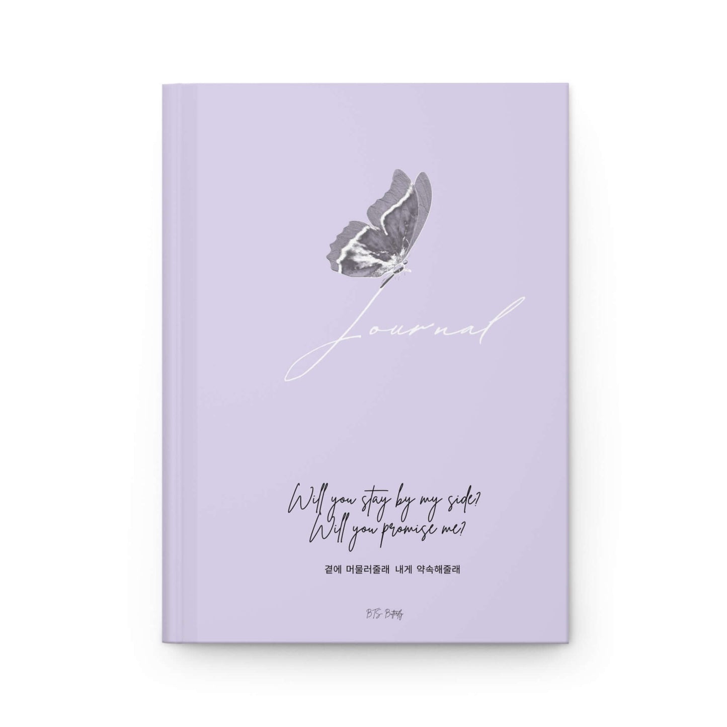 Butterfly- BTS Inspired Hardcover Notebook