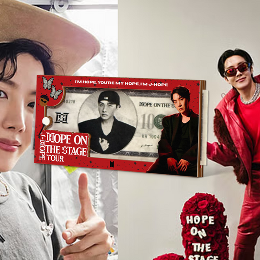 Hobi Money Wooden Keepsake Display – BTS Hope On The Stage Tour
