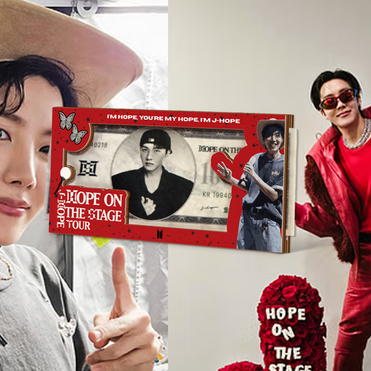 Hobi Money Wooden Keepsake Display – BTS Hope On The Stage Tour