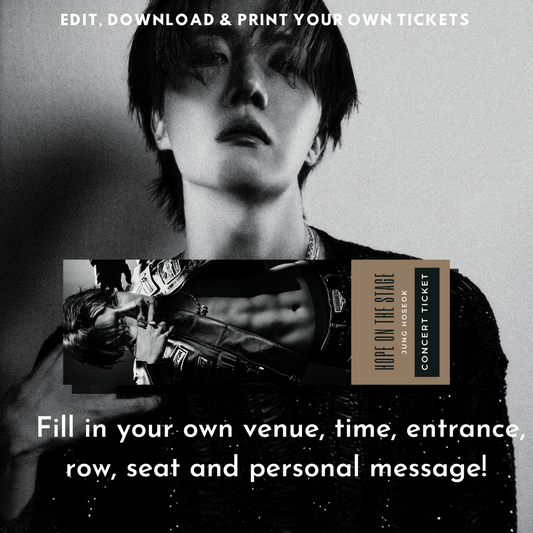 J-Hope “Killin’ It Girl”  – Keepsake Tickets (Digital Download)
