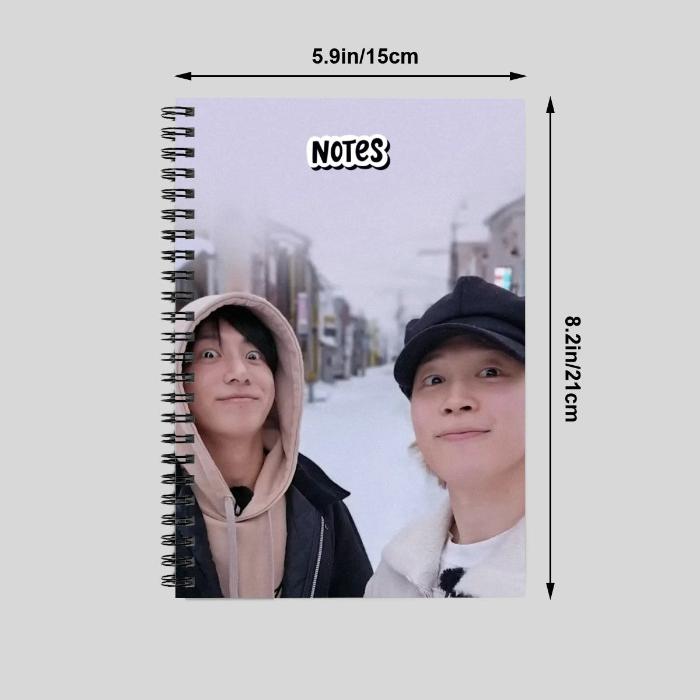 Frontside notebook with jimin jungkook are you sure episode in Japan with sizes