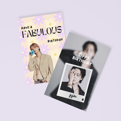 Printable Jimin Birthday Cards – BTS ARMY Celebration Cards