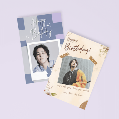 Printable Jimin Birthday Cards – BTS ARMY Celebration Cards