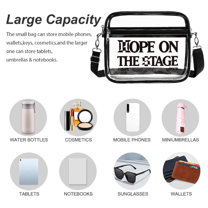 Clear Concert Bag – Inspired by J-Hope’s "Hope on the Stage" Tour 2025 | BTS ARMY Essential.