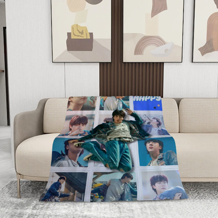 Happy Jin MultiSize Flannel Throw Blanket