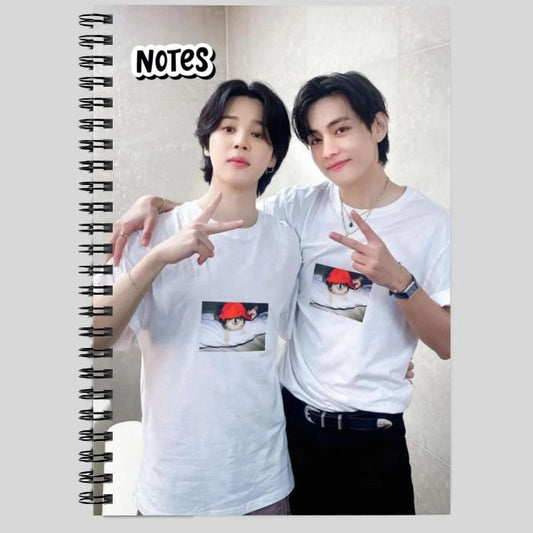 Frontside notebook jimin and taehyung friends