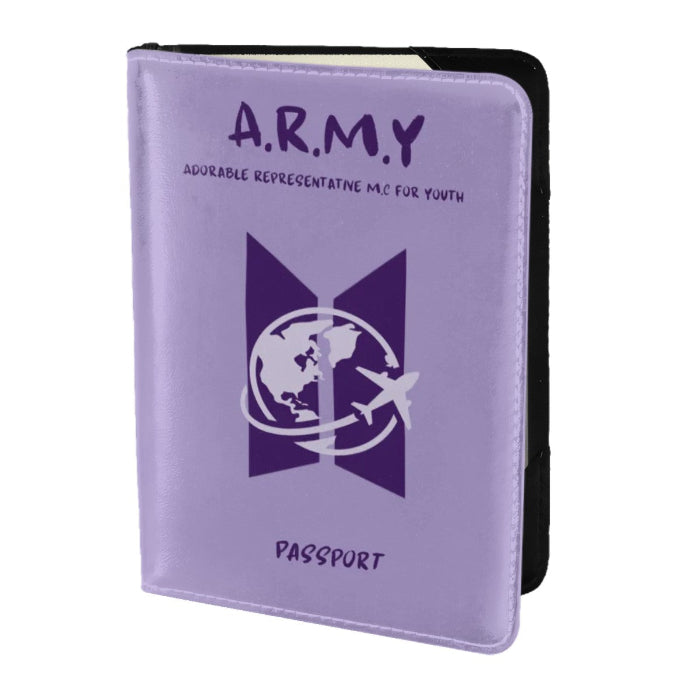 Frontside Map of Bangtan Soul Passport holder