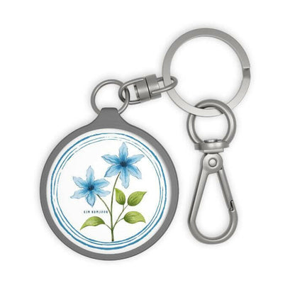 RM Birthflower Clematis Keychain