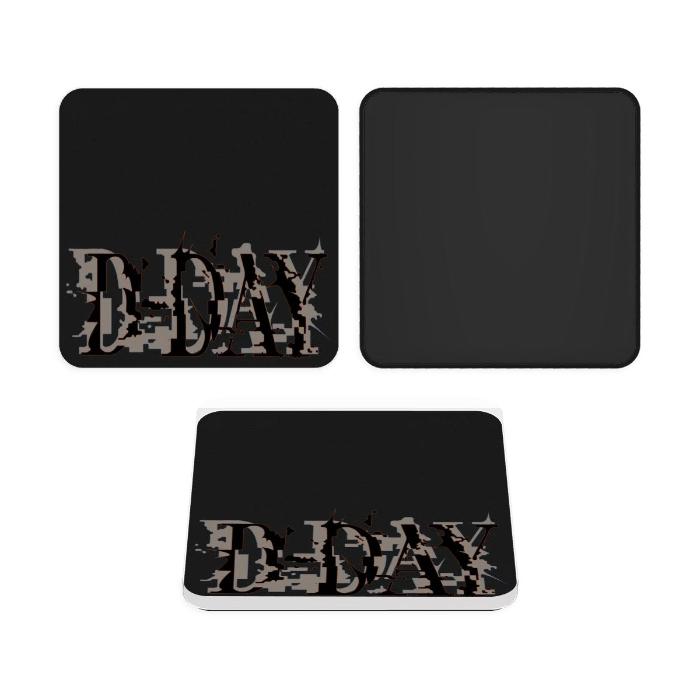 different angle of suga bts d-day album cover magnets front and back