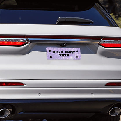BTS x ARMY 2025 License Plate – Bangtan Is Back Edition