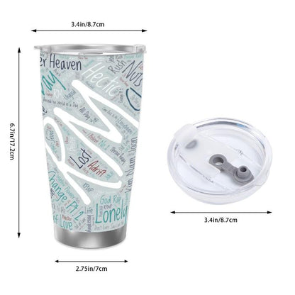 RM Discography Travel Mug – A Decade of Namjoon’s Artistry.