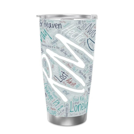 RM Discography Travel Mug – A Decade of Namjoon’s Artistry.