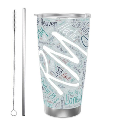 RM Discography Travel Mug – A Decade of Namjoon’s Artistry.