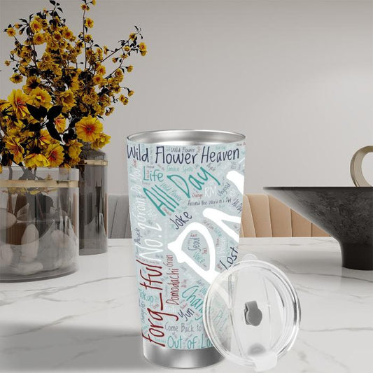 RM Discography Travel Mug – A Decade of Namjoon’s Artistry.