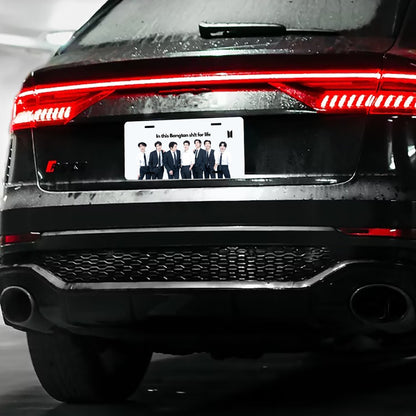 In This Bangtan Sh!t For Life License Plate