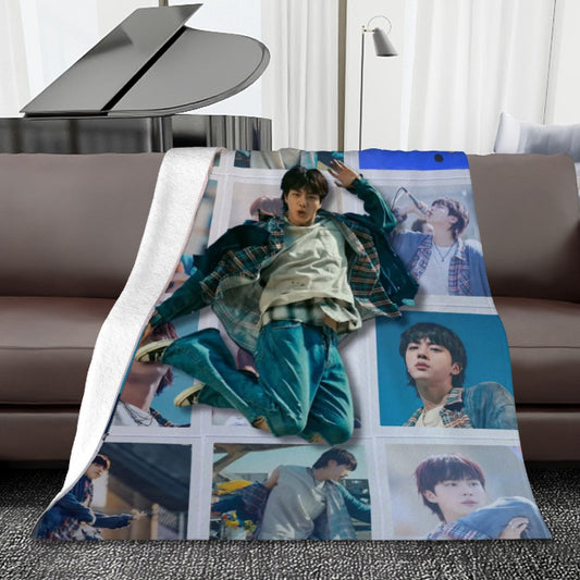 Happy Jin MultiSize Flannel Throw Blanket