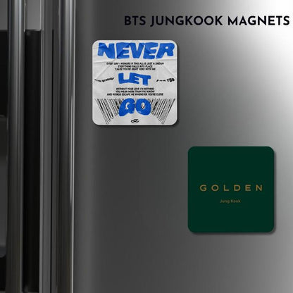 Jungkook Acrylic Magnet – Golden Album & Never Let Go Song.